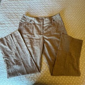 🍂🍁 Size 16, Worthington Tan Modern Fit wide leg Trousers. Perfect for Fall.